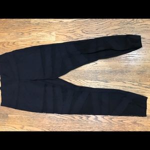 lululemon athletica Pants - Lululemon mesh striped pants lululemon athletica Pants - Lululemon mesh striped pants
